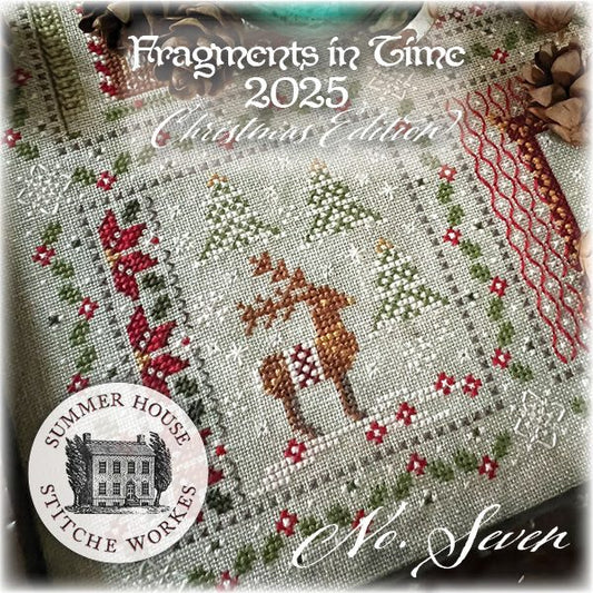✓ Fragments in Time (Christmas Edition) 2025 No. 7 by Summer House Stitche Workes-Cross Stitch-Summer House Stitche Workes-Millennial Fabrics