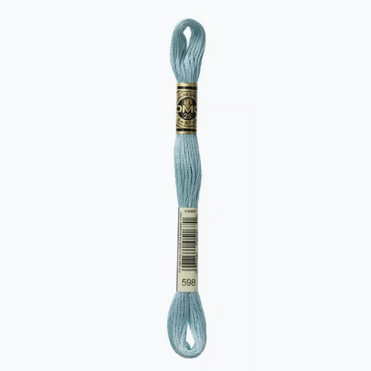 DMC 6 Strand Cotton Embroidery Floss #598 - Turquoise Light
