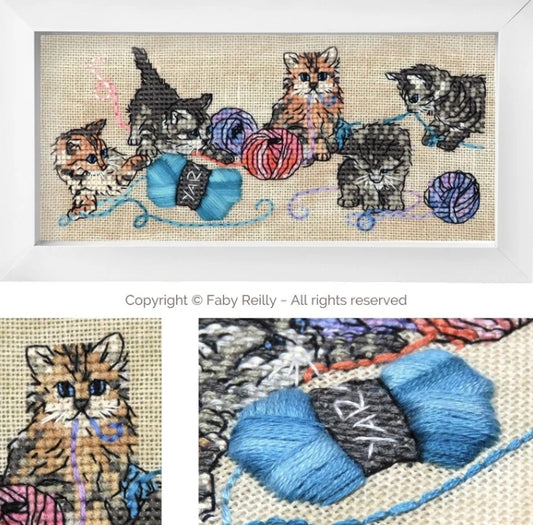 Kittens & Yarn by Faby Reilly