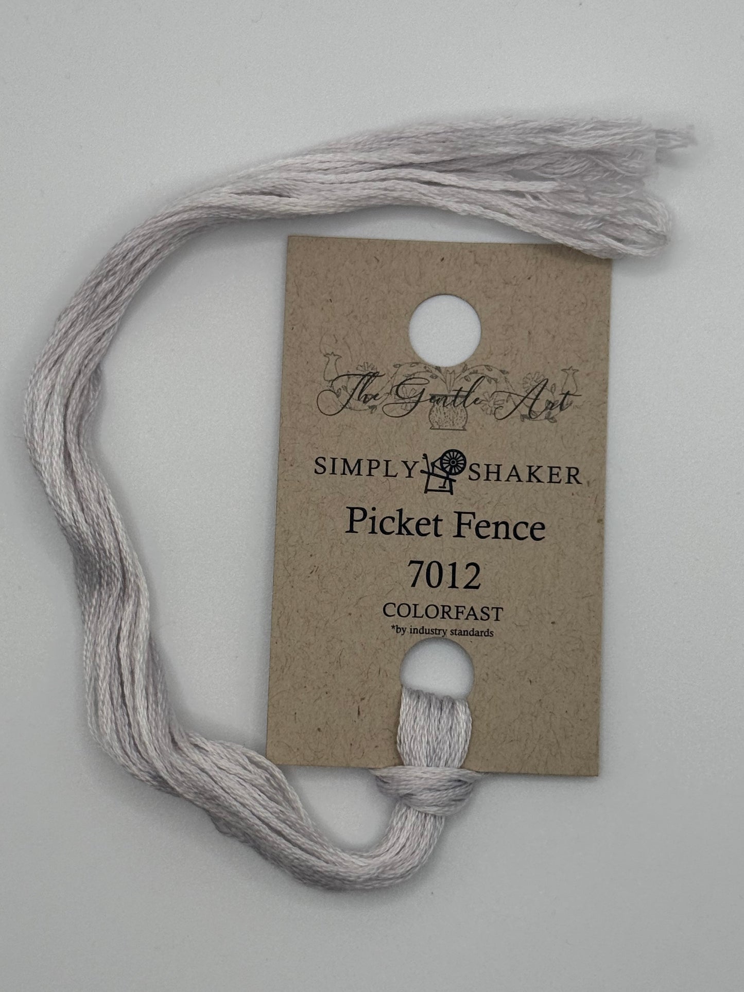 7012 Picket Fence | 6 Strand Embroidery Floss by The Gentle Art