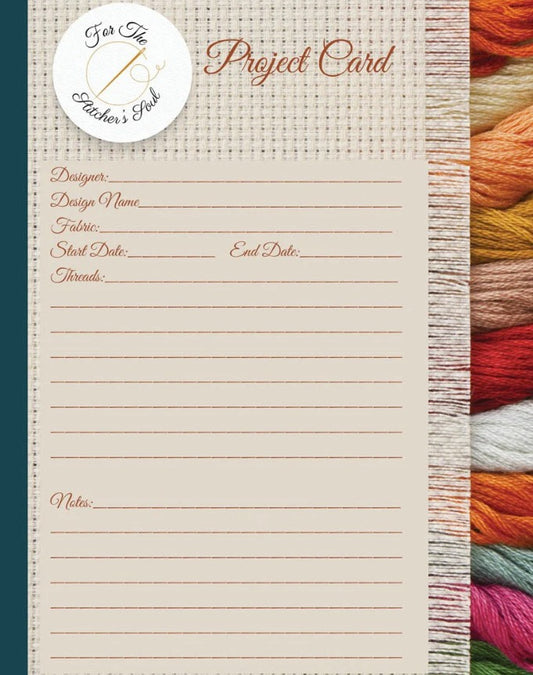 Needlework Project Cards by For the Stitcher's Soul-Cross Stitch-For the Stitcher's Soul-Millennial Fabrics
