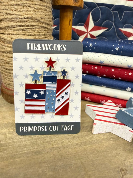 Fireworks Needle Minder by Primrose Cottage