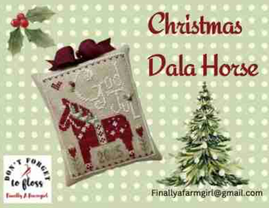 ✩Preorder✩ Christmas Dala Horse by Finally a Farmgirl