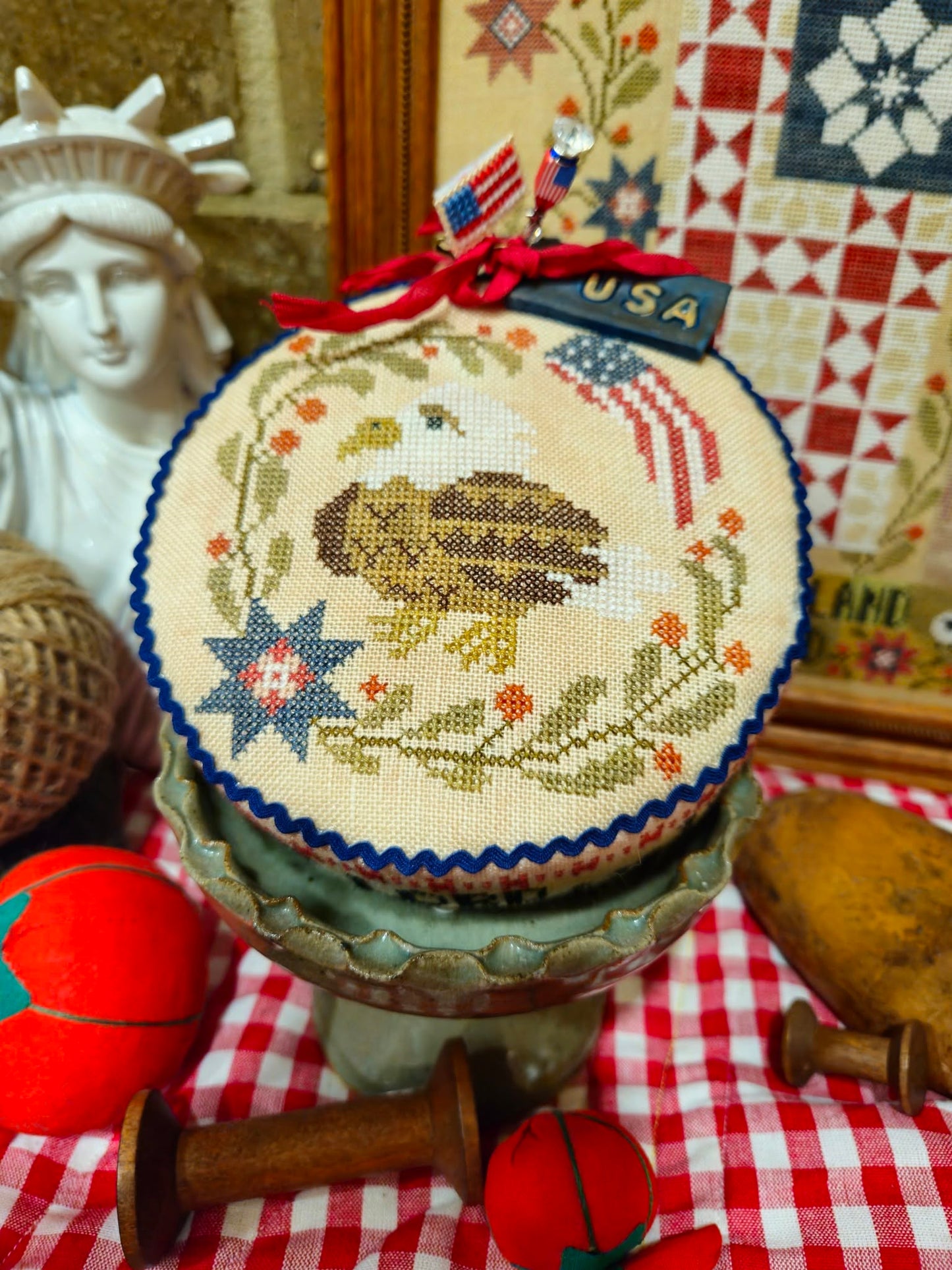 *Preorder* Heal Our Land Pin Drum Shortie by Quaint Rose Needlearts