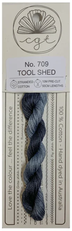 709 Tool Shed | 6 Strand Embroidery Floss by Cottage Garden Threads