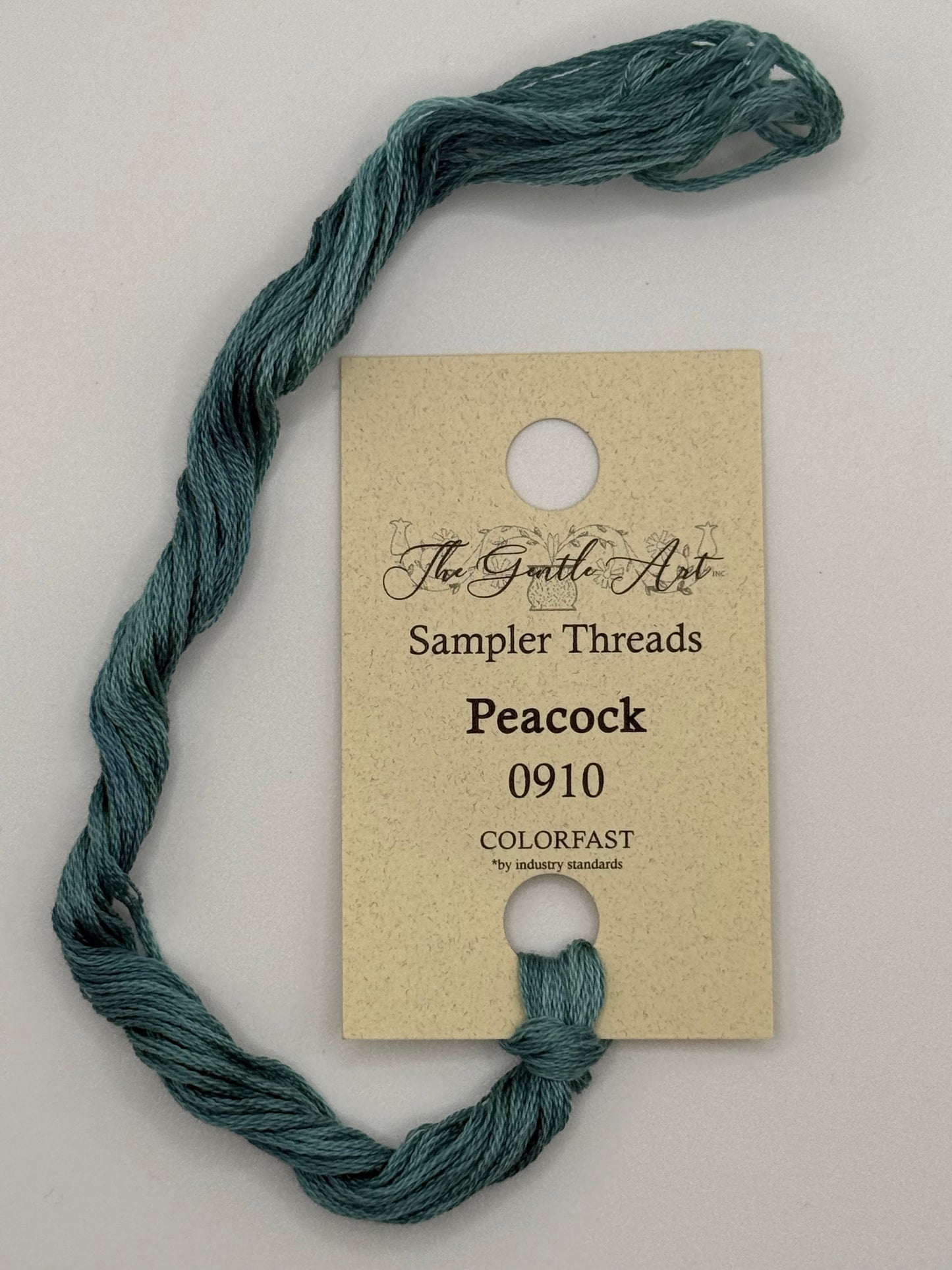 0910 Peacock | 6 Strand Embroidery Floss by The Gentle Art