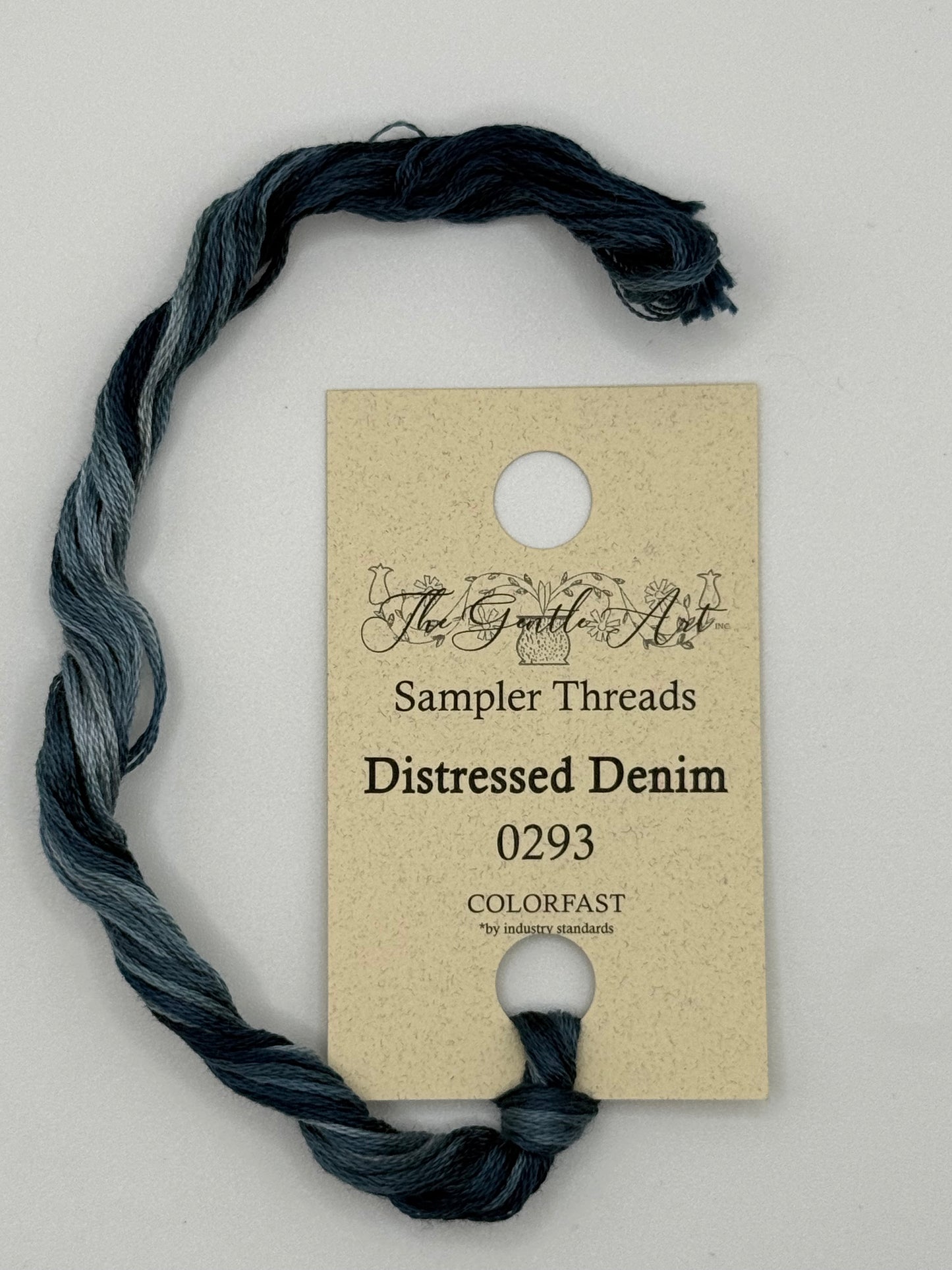 0293 Distressed Denim | 6 Strand Embroidery Floss by The Gentle Art