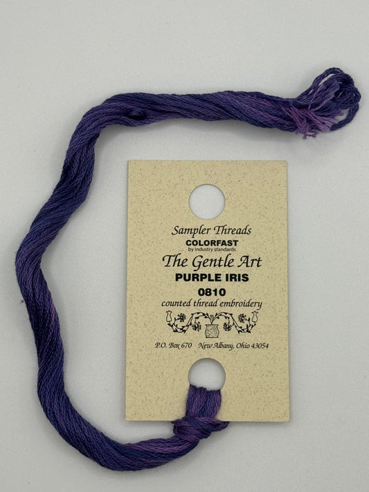 0810 Purple Iris | 6 Strand Embroidery Floss by The Gentle Art