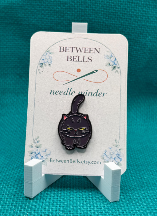 "Black Cat" Needle Minder by Between Bells