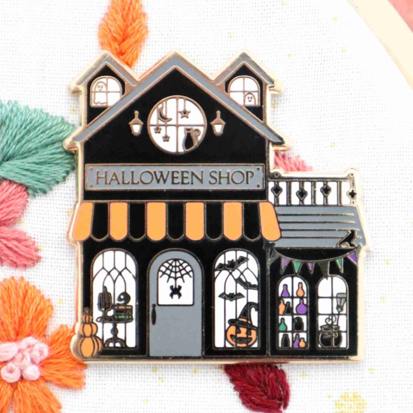 *Preorder*  Halloween Shop Magnetic Needle Minder by Flamingo Toes