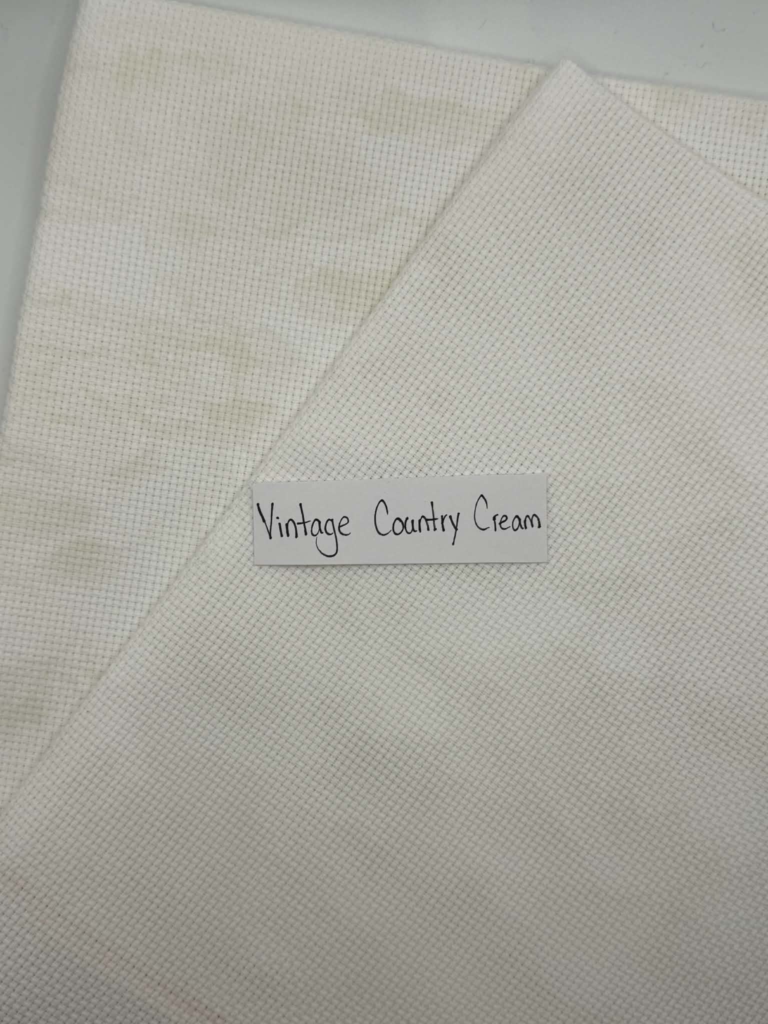 "Vintage Country Cream" Cross Stitch Fabric by Zweigart-Cross Stitch-Zweigart-Millennial Fabrics