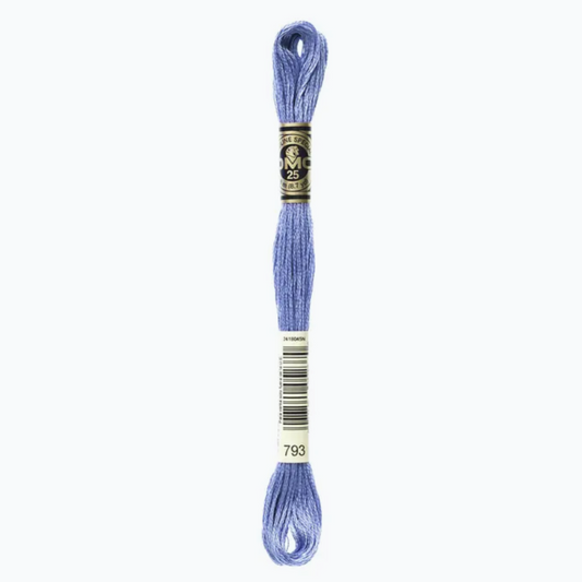 DMC 6 Strand Cotton Embroidery Floss #793 - Cornflower Blue Medium