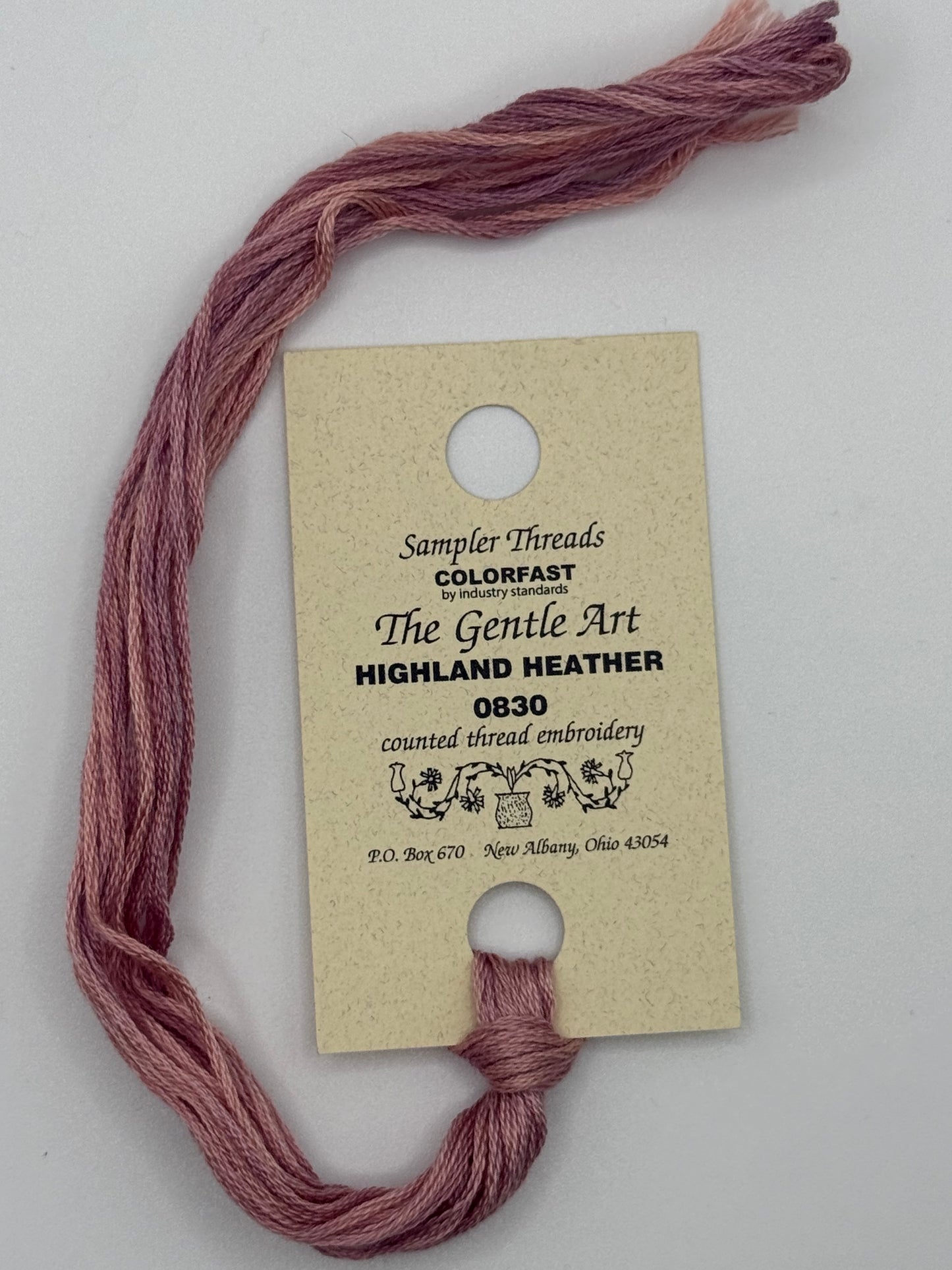 0830 Highland Heather | 6 Strand Embroidery Floss by The Gentle Art