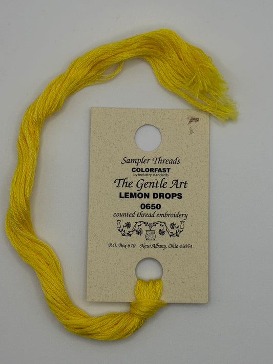 0650 Lemon Drops | 6 Strand Embroidery Floss by The Gentle Art