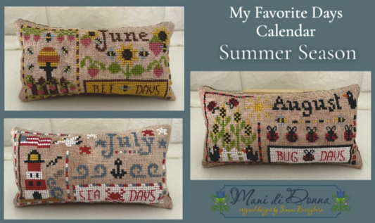 My Favorite Days Calendar - Summer by Mani di Donna