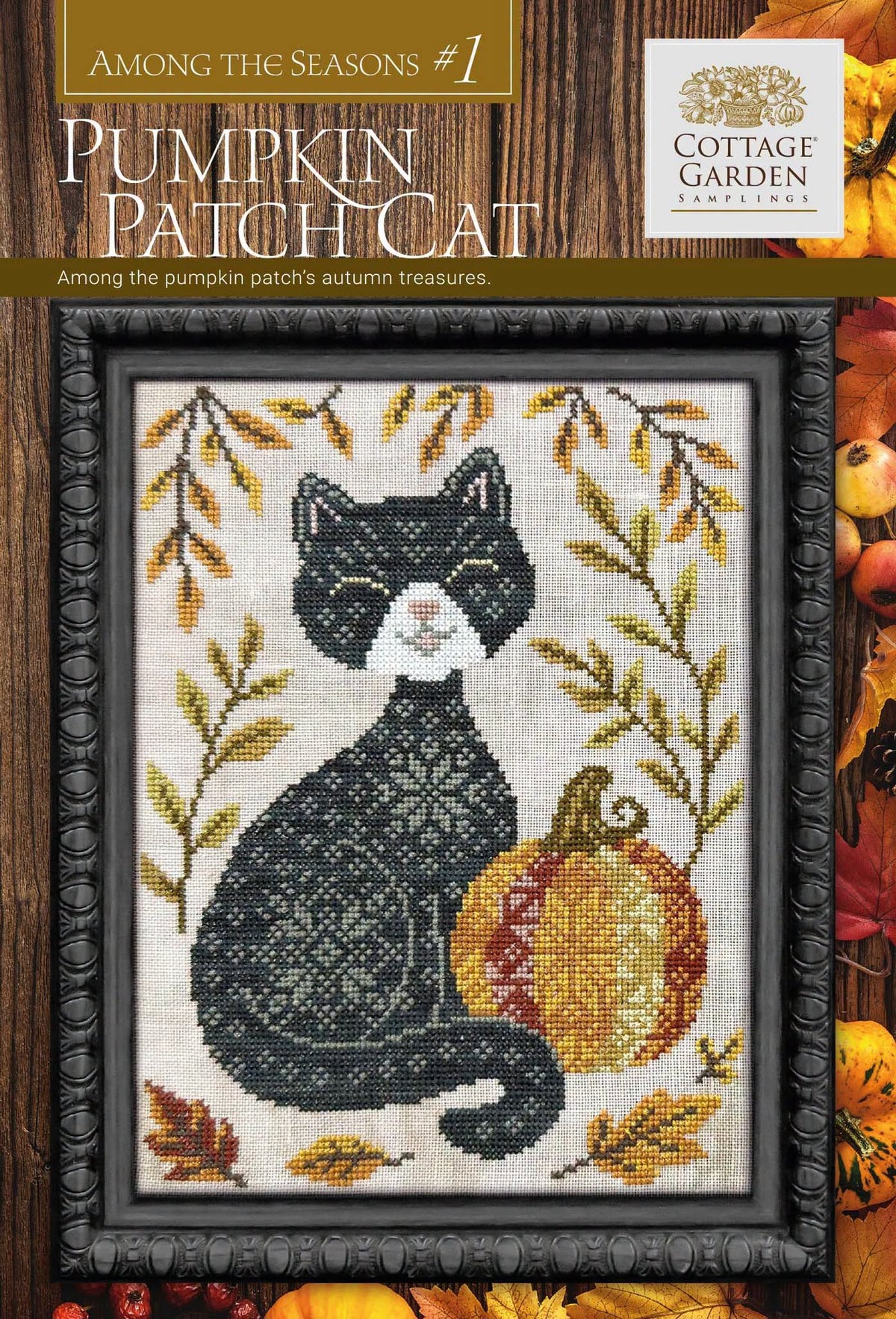 *Preorder* Pumpkin Patch Cat by Cottage Garden Samplings