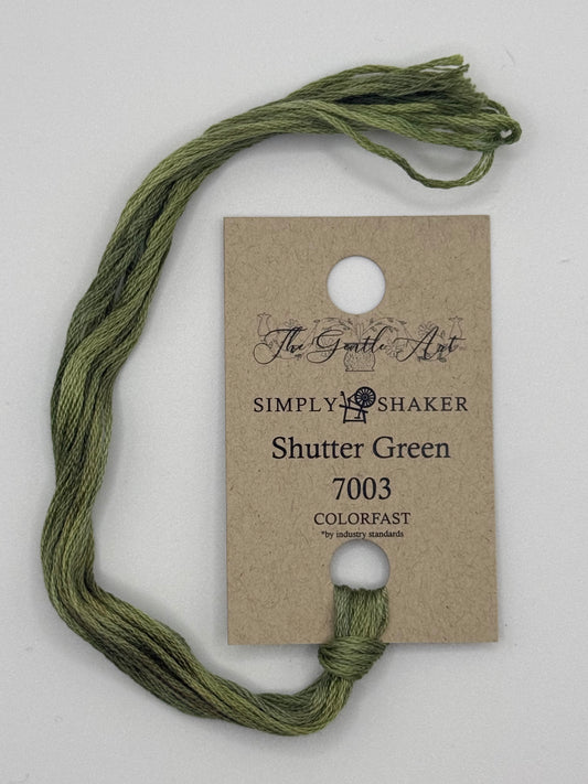 7003 Shutter Green | 6 Strand Embroidery Floss by The Gentle Art
