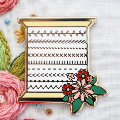 Stitchy Spool Needle Minder by Flamingo Toes
