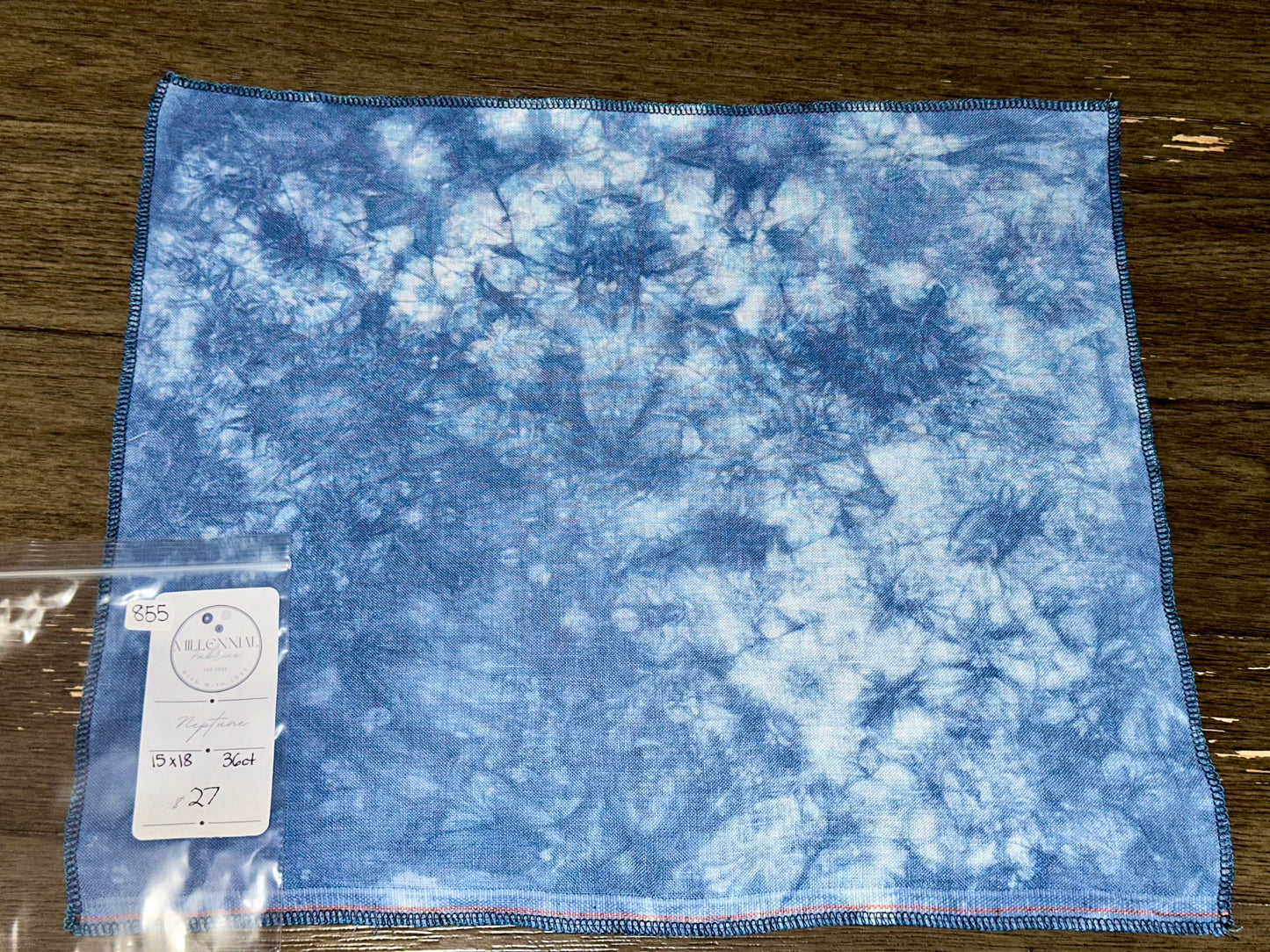 #855- 36ct Linen: Neptune