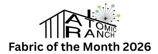 Fabric of the Month by Atomic Ranch Subscription-Cross Stitch-Atomic Ranch/Rogue Stitching-Millennial Fabrics