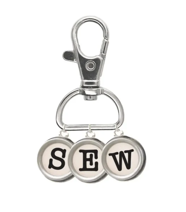 ✓ Happy Charms: Typewriter Key "SEW" by Lori Holt