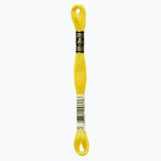 DMC 6 Strand Cotton Embroidery Floss #973 - Canary Bright
