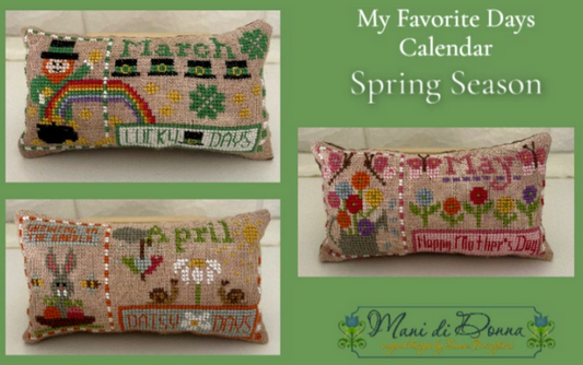 My Favorite Days Calendar - Spring by Mani di Donna