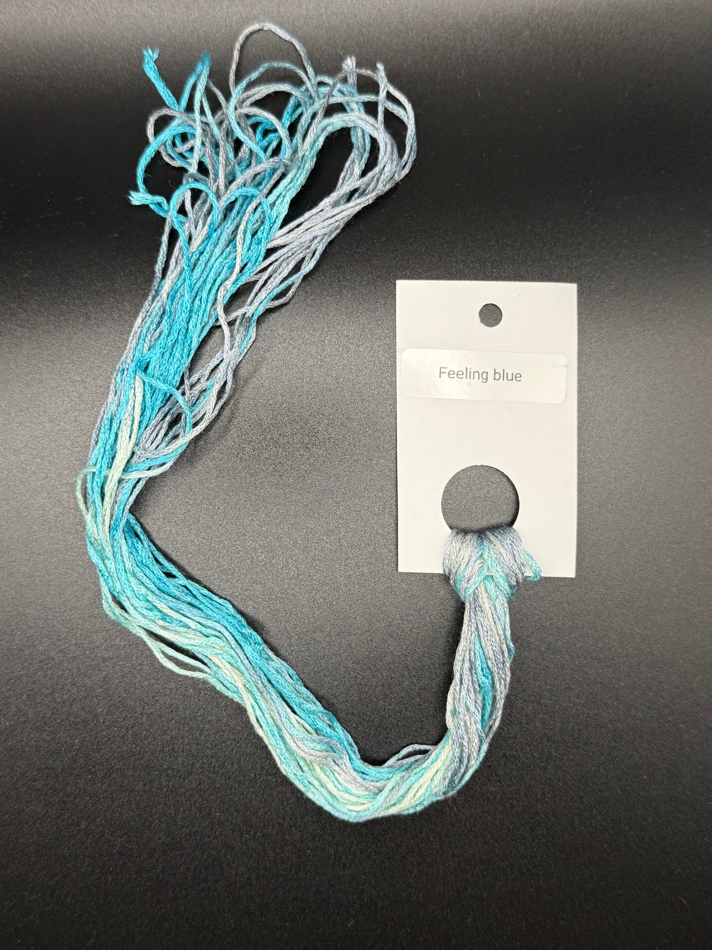 Feeling Blue Silk Thread by Mo's Sale