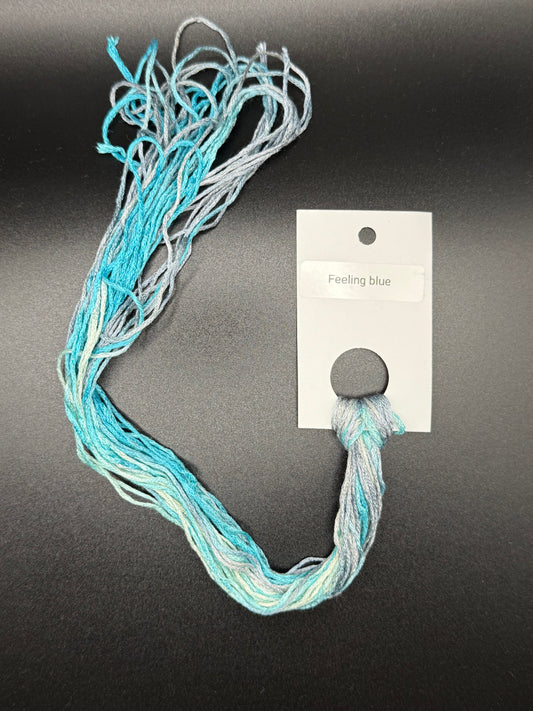 Feeling Blue Silk Thread by Mo's Sale