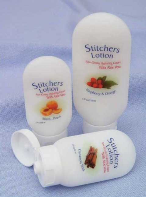 Stitcher's Lotion 4 Ounce Tube, Raspberry and Orange Lotion
