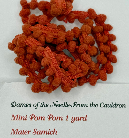 "Mater Samich" Mini Pom Pom Trim by Dames of the Needle