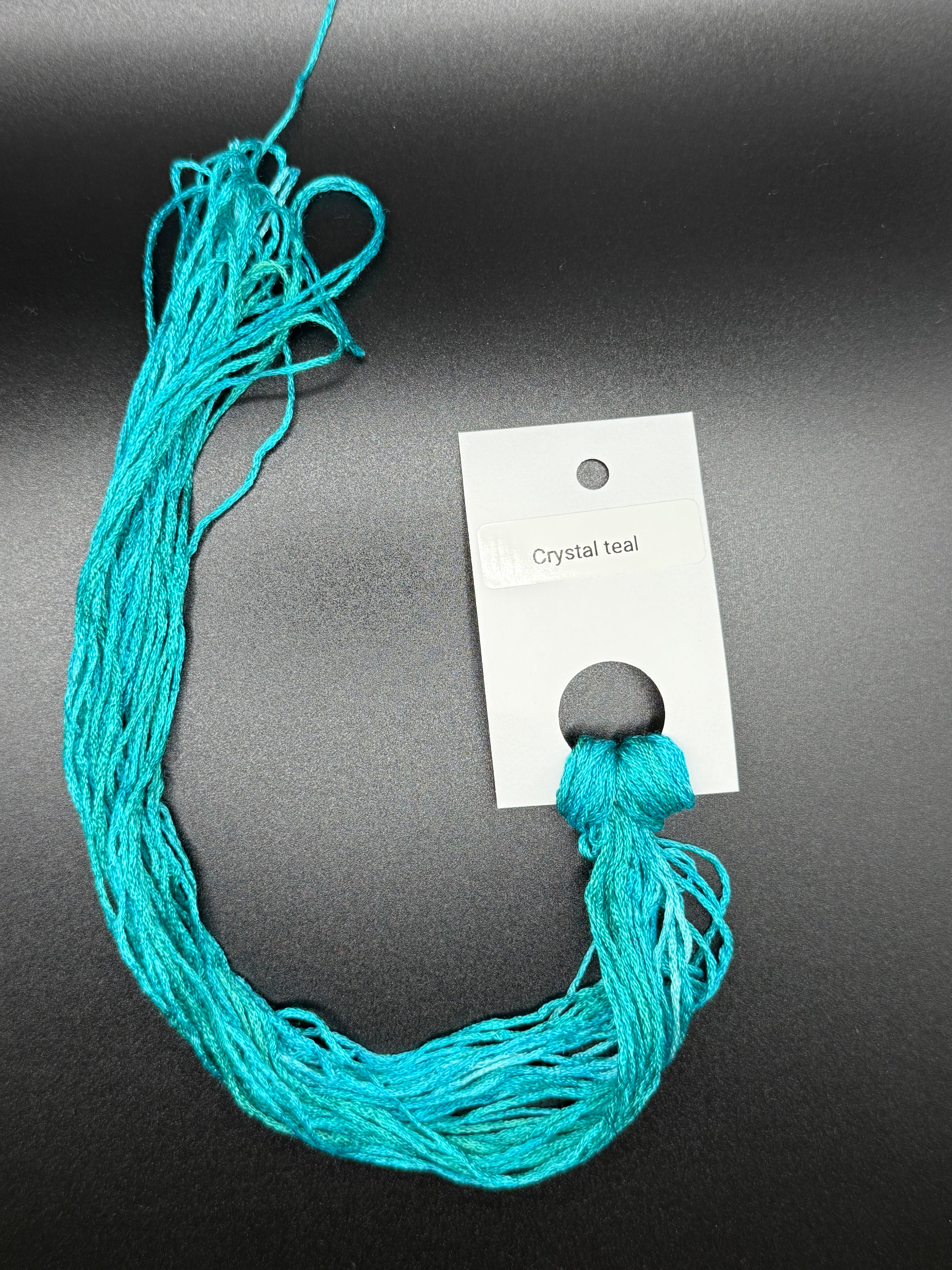 Crystal Teal Silk Thread by Mo's Sale – Millennial Fabrics