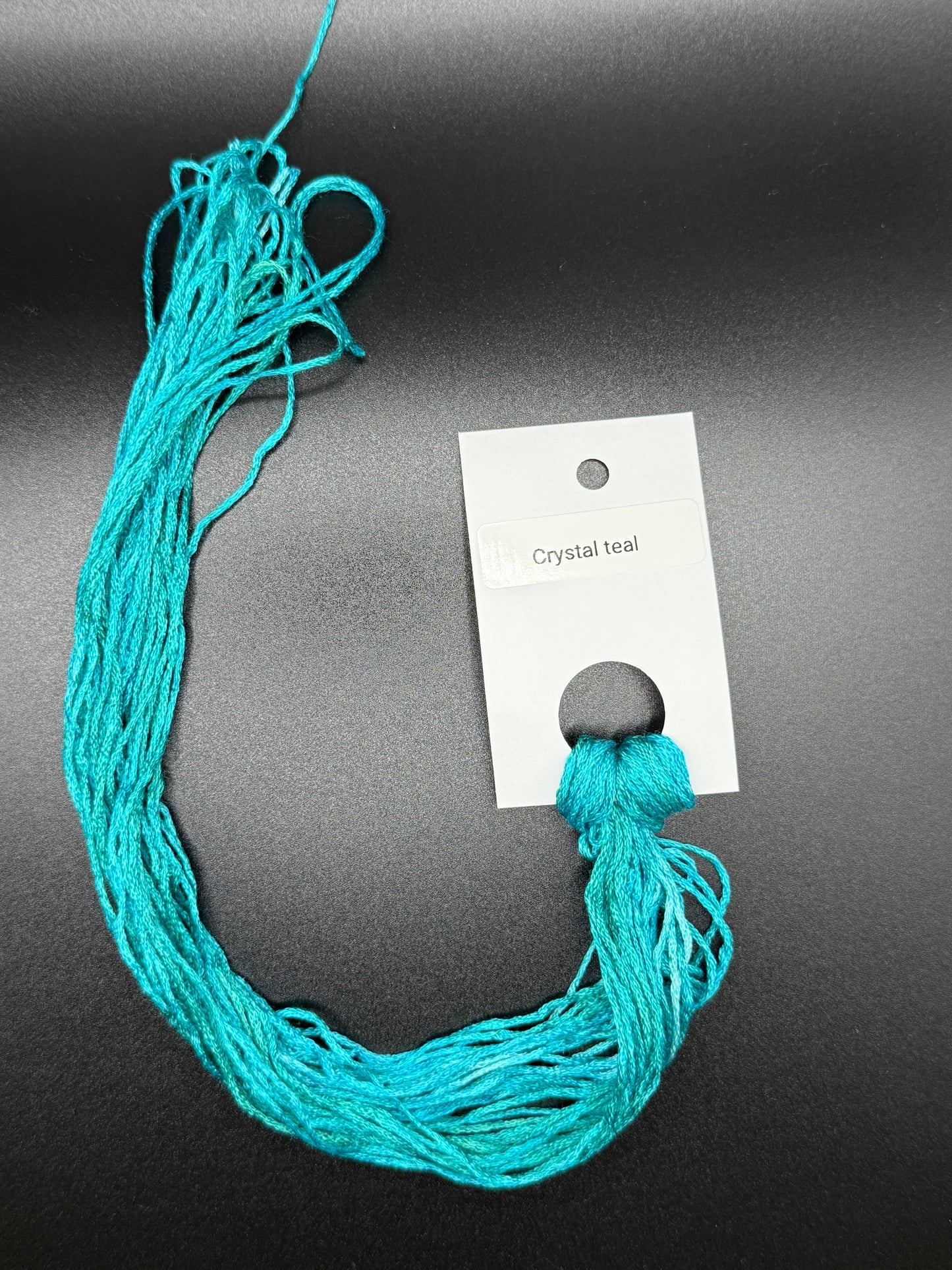 Crystal Teal Silk Thread by Mo's Sale