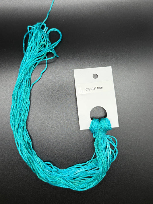 Crystal Teal Silk Thread by Mo's Sale