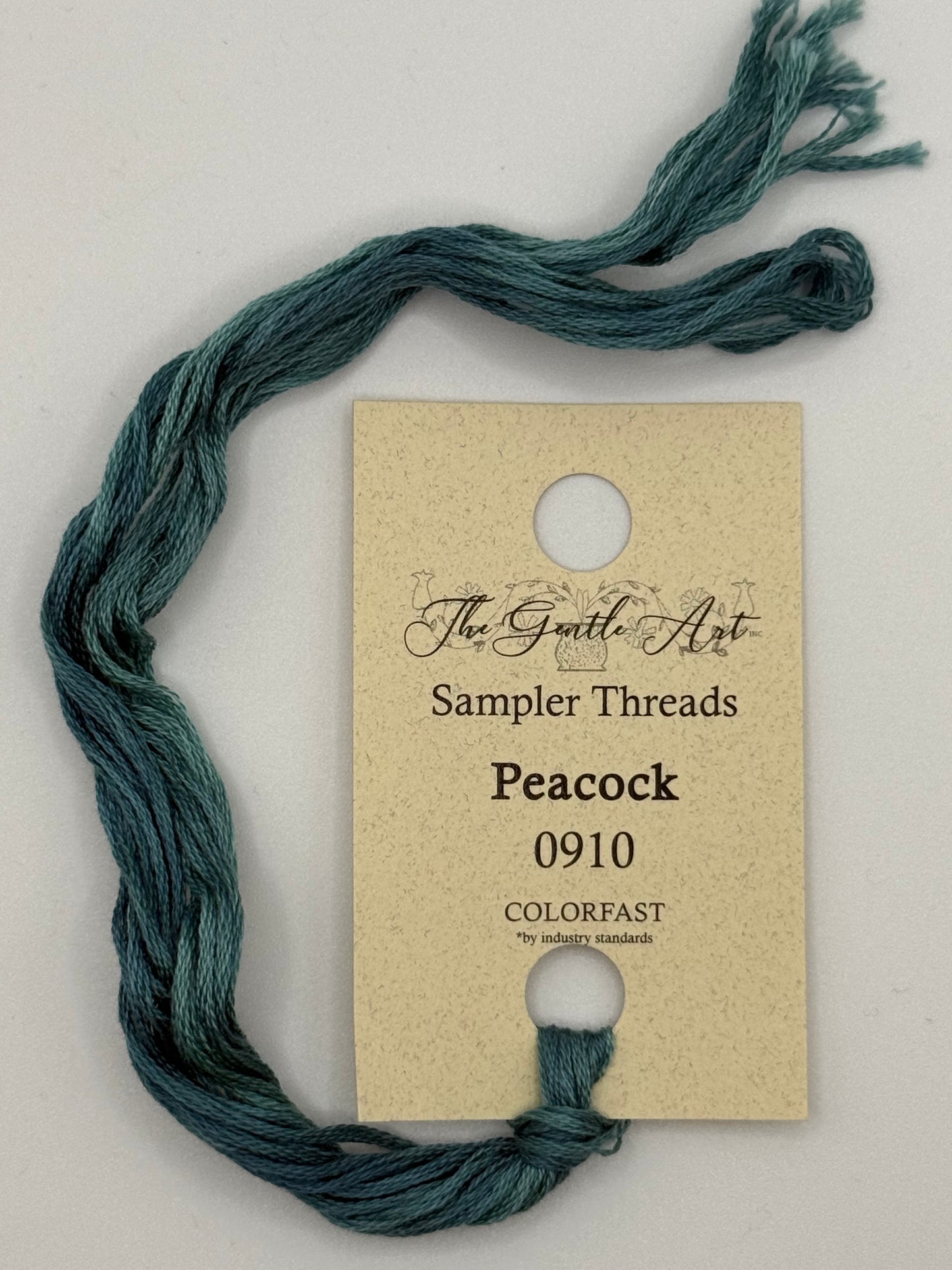 0910 Peacock | 6 Strand Embroidery Floss by The Gentle Art