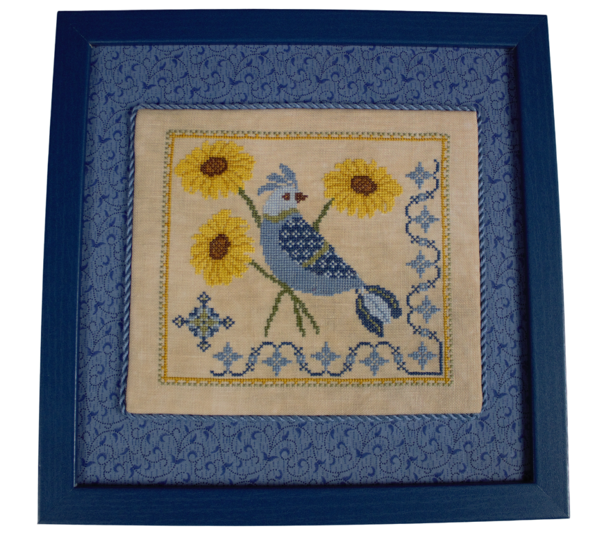 *PREORDER* A Bluebirds Sunflower Serenade by Wildflower Stitching for Needlework Marketplace