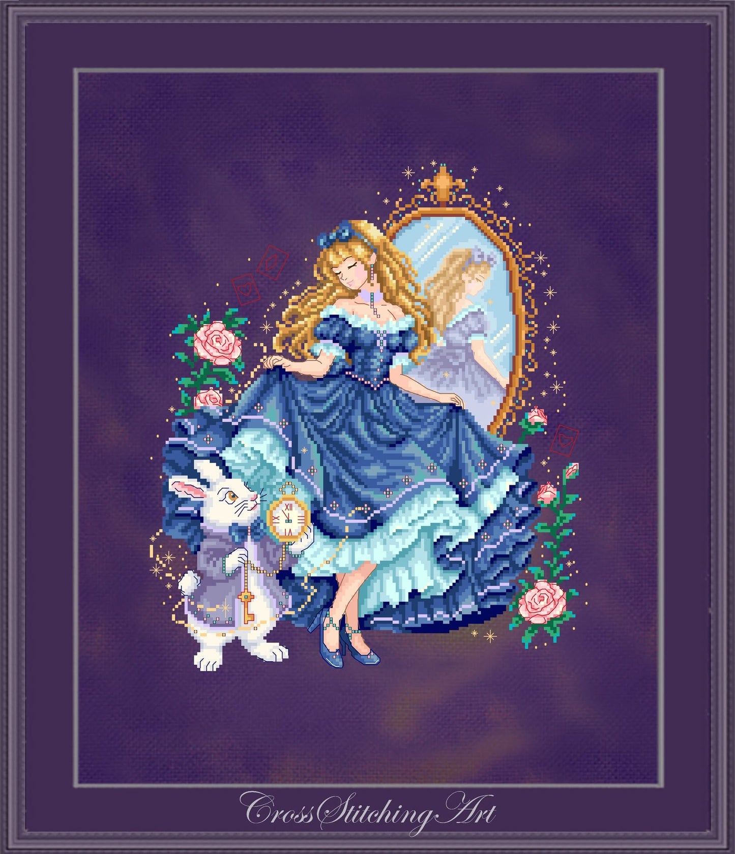 *Preorder* Alice, Midnight Reverie by Cross Stitching Art