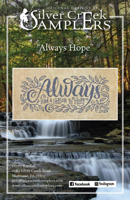 *PREORDER* Always Hope by Silver Creek Samplers for Needlework Marketplace