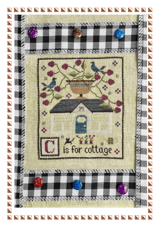 Alphabet Cottages Series: C is for Cottage by Yasmin's Made with Love for Needlework Marketplace