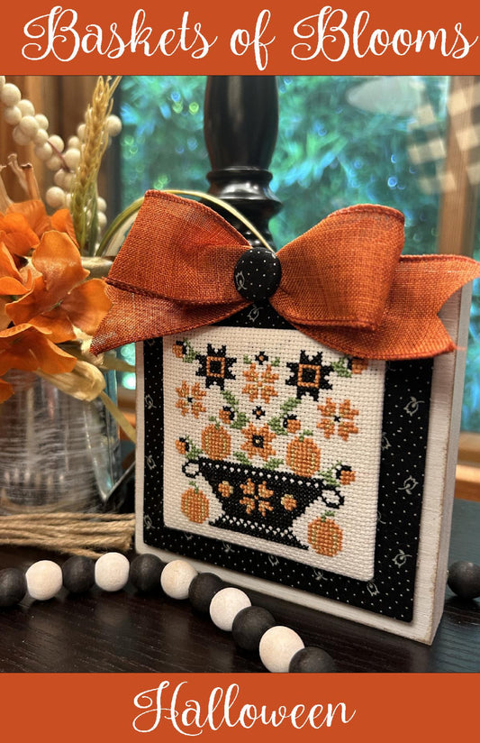 *PREORDER* Baskets of Blooms Halloween by Anabella's for Needlework Marketplace