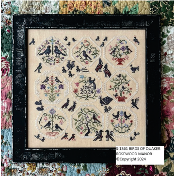 *PREORDER* Birds of Quaker by Rosewood Manor for Needlework Marketplace