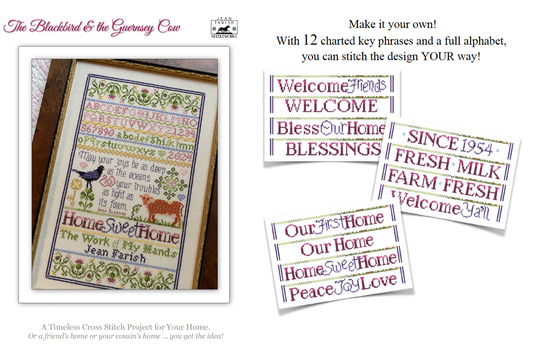 *PREORDER* The Blackbird and the Guernsey Cow by Jean Farish for Needlework Marketplace