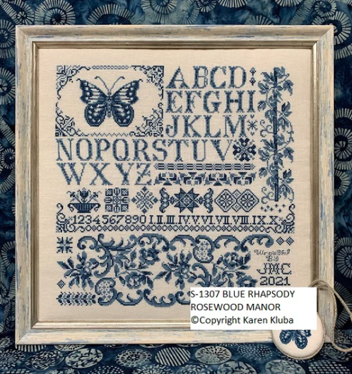 ✓ Blue Rhapsody by Rosewood Manor-Rosewood Manor-Millennial Fabrics
