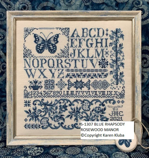 *PREORDER*Blue Rhapsody by Rosewood Manor for Needlework Marketplace