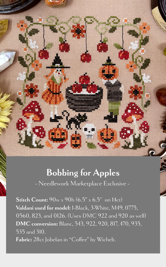 *PREORDER* Bobbing for Apples by Tiny Modernist for Needlework Marketplace