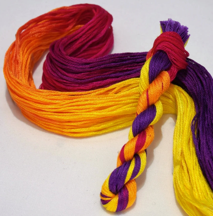 C132 Fireworks (Chaos Collection) | 6 Strand Embroidery Floss by Cottage Garden Threads