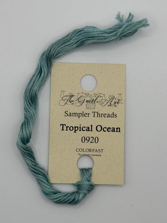 0920 Tropical Ocean | 6 Strand Embroidery Floss by The Gentle Art