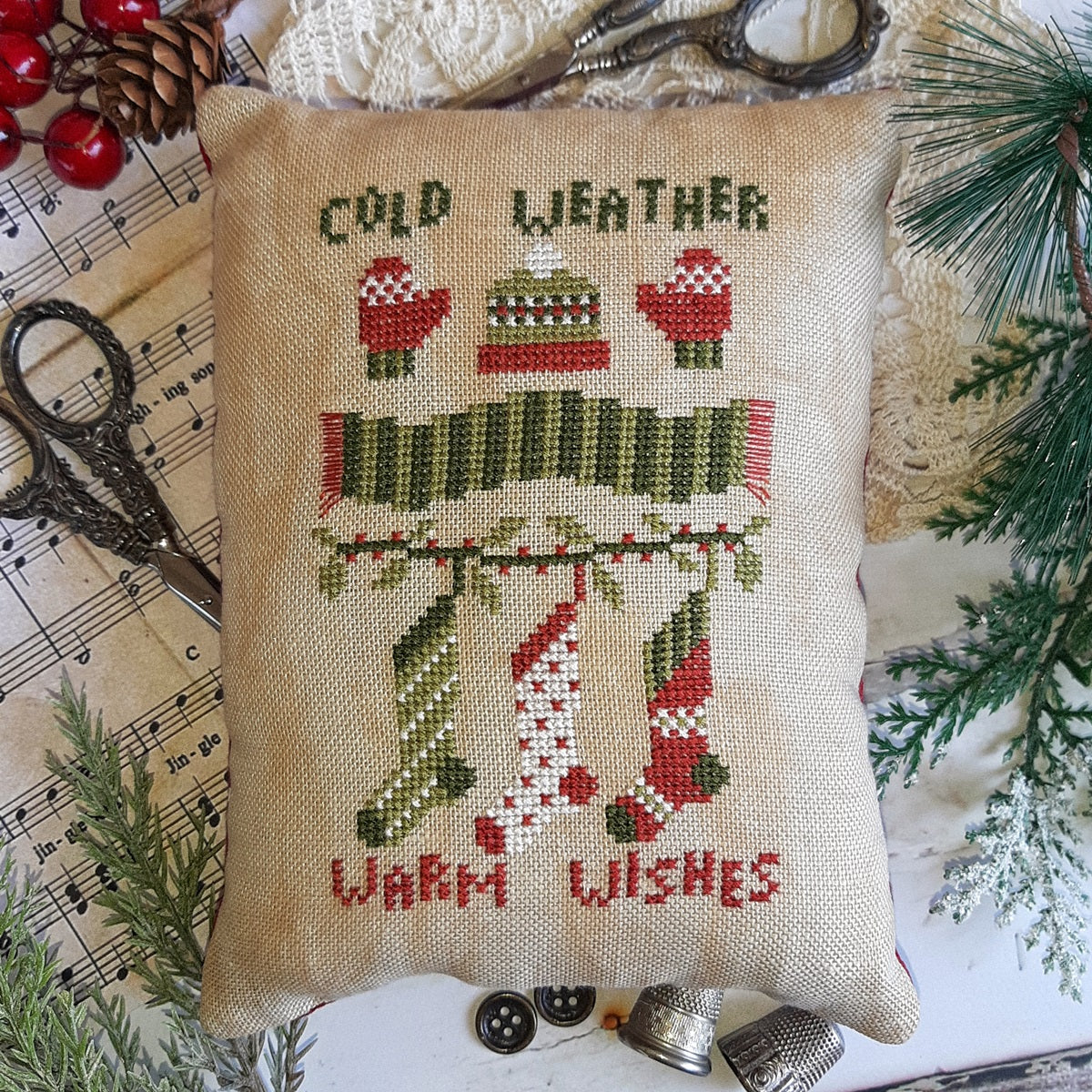 *PREORDER* Cold weather, Warm wishes by Puntini Puntini for Needlework Marketplace