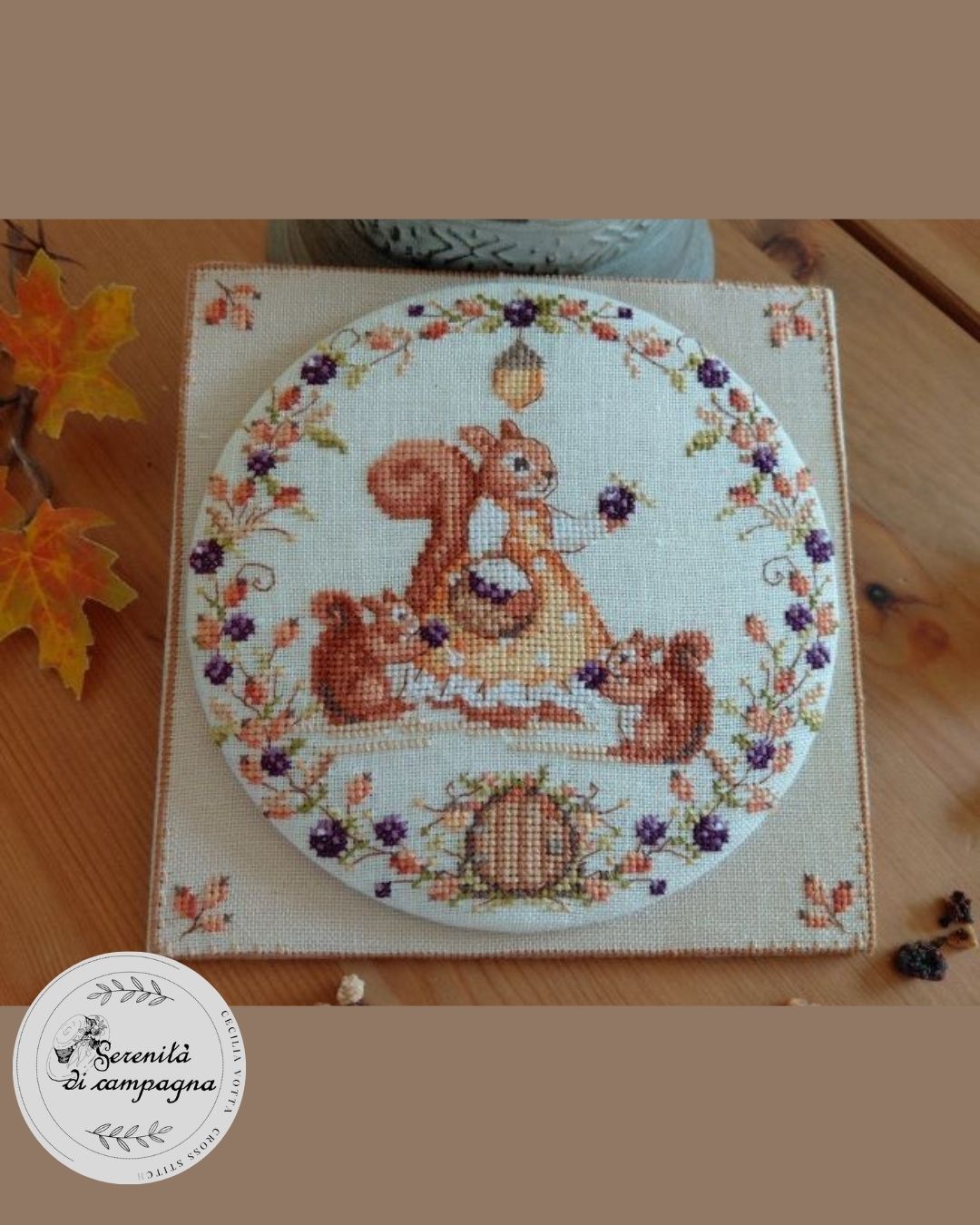 *Preorder* CV293 Giornata D'Autunno - Scoiattoli by Serenità Di Campagna