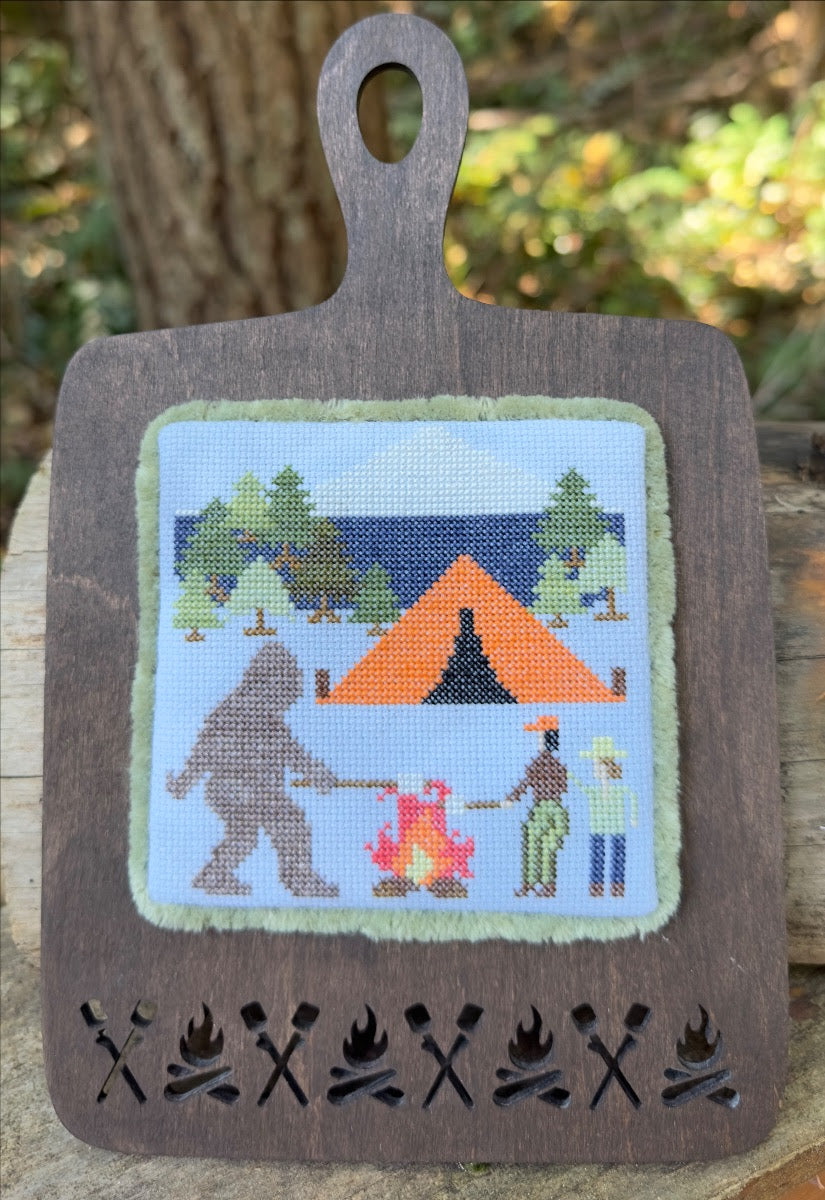 *PREORDER* Camping Bigfoot by SamBrie Stitches for Needlework Marketplace